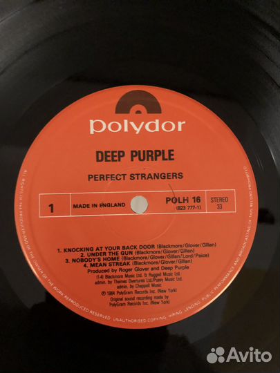 Deep Purple – Perfect Strangers, UK, NM, 1st press