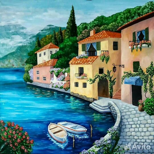 Картина маслом Венеция