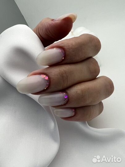 Маникюр гель лак. Наращивание ногтей