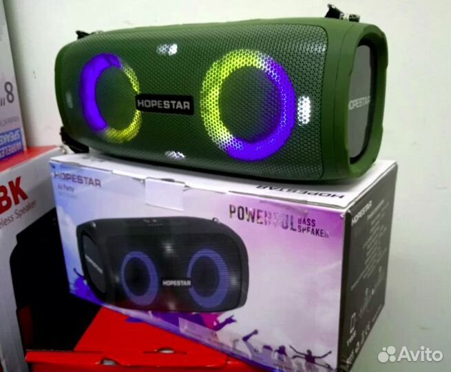 Колонка Hopestar A6 Party Диско + Басы + Подсветка