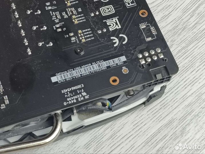 MSI GTX 1060 3gb Armor