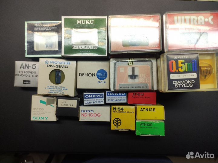 Иглы вставки для виниловых проигрывателей