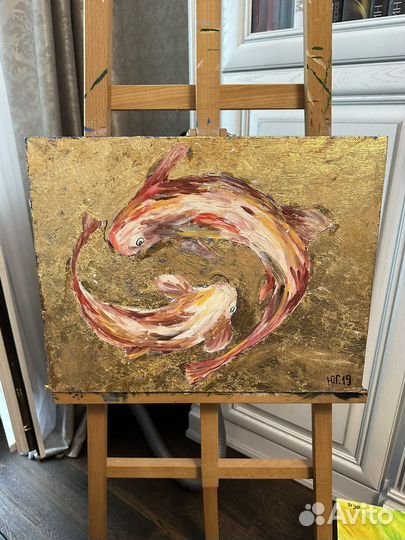 Интерьерная картина акрилом на холсте 55/45