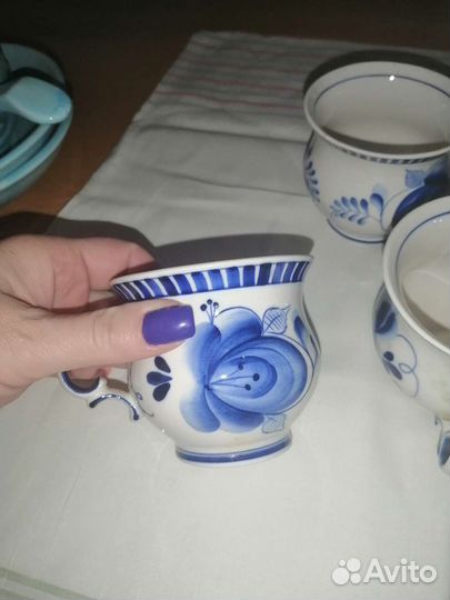 Посуда СССР гжель