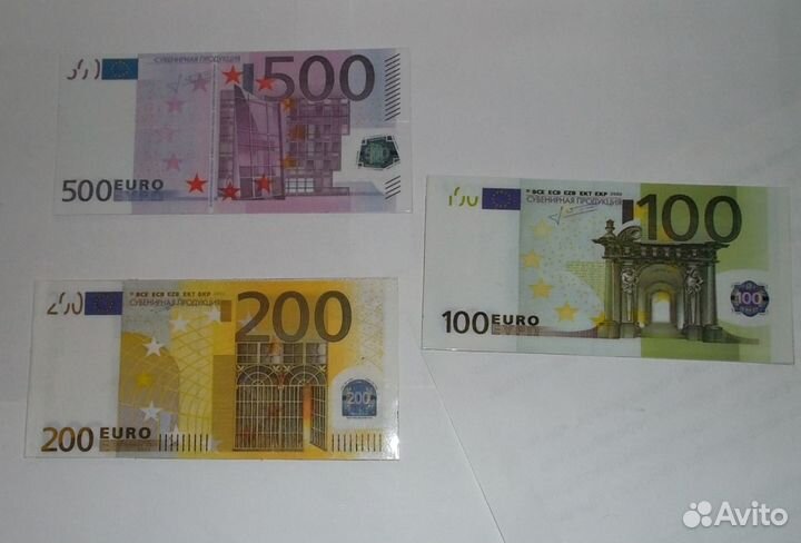 Магнит на холодильник евро