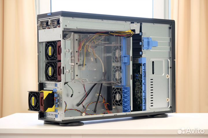 Тихий серверный корпус 4U/Tower Supermicro CSE-745