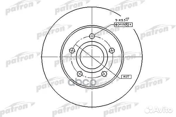 Диск тормозной передн jeep: Grand Cherokee 99-04