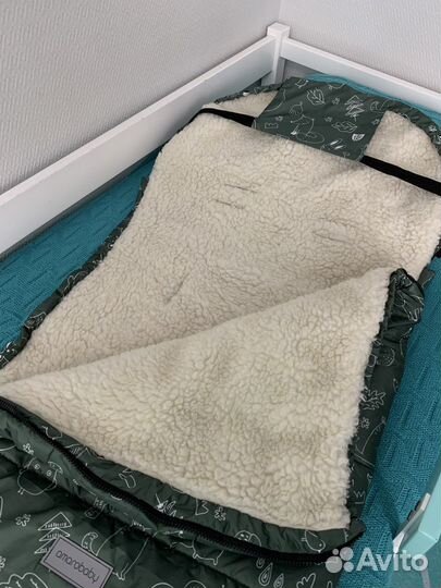 Зимний конверт в коляску до 3 лет