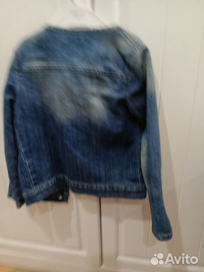 Джинсовая куртка джинсовка для девочки