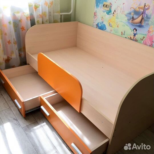 Детская кровать от 3 лет с матрасом