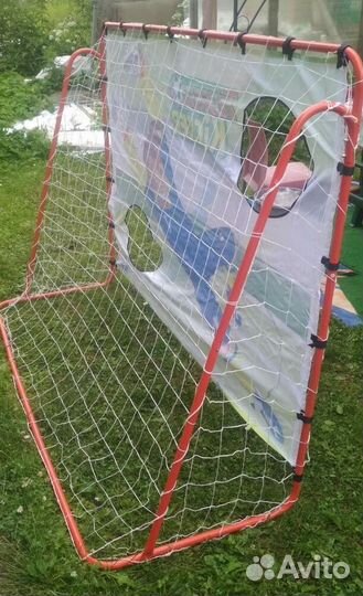 Футбольные ворота детские с экраном