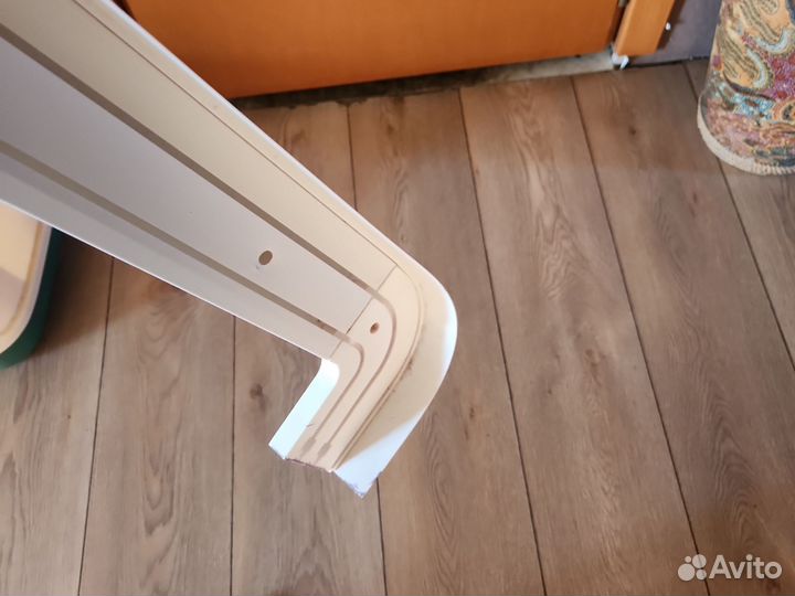 Карниз для штор двурядная закругленная