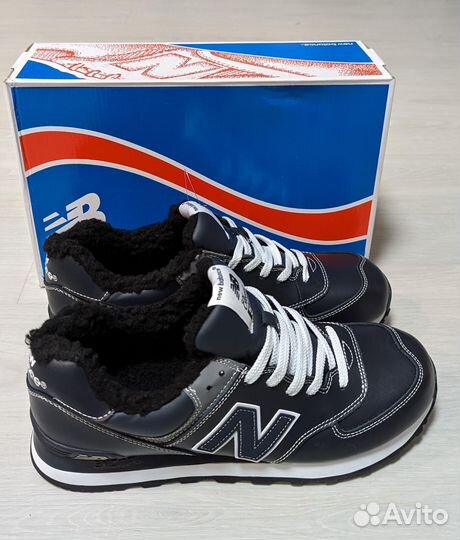 Зимние мужские кроссовки New Balance с мехом