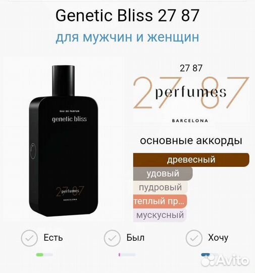 Духи из личной коллекции