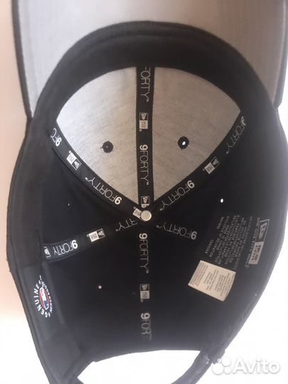 Бейсболка New Era 9Forty full black Оригинал