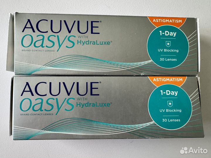 Контактные линзы acuvue oasys 1 day астигматизм