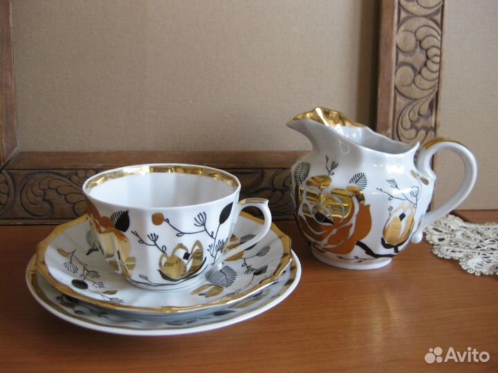 Чайно-кофейный набор Вербилки СССР