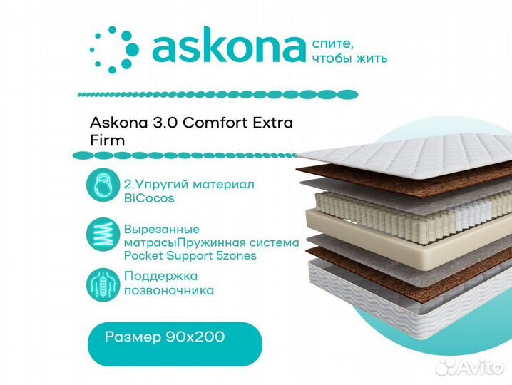 Матрас аскона