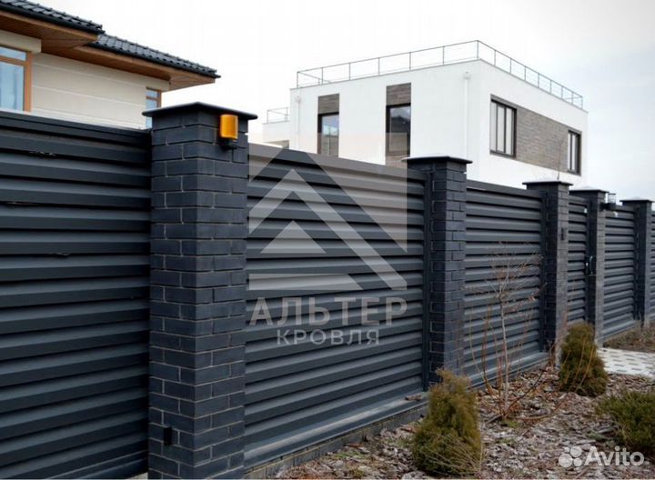 Заборы жалюзи Twist (двухсторонний)