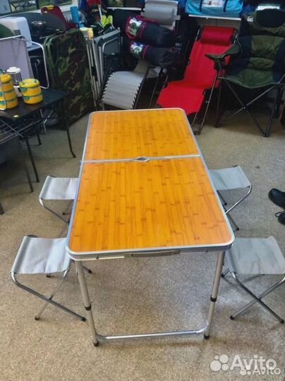 Стол раскладной туристический, со стульями