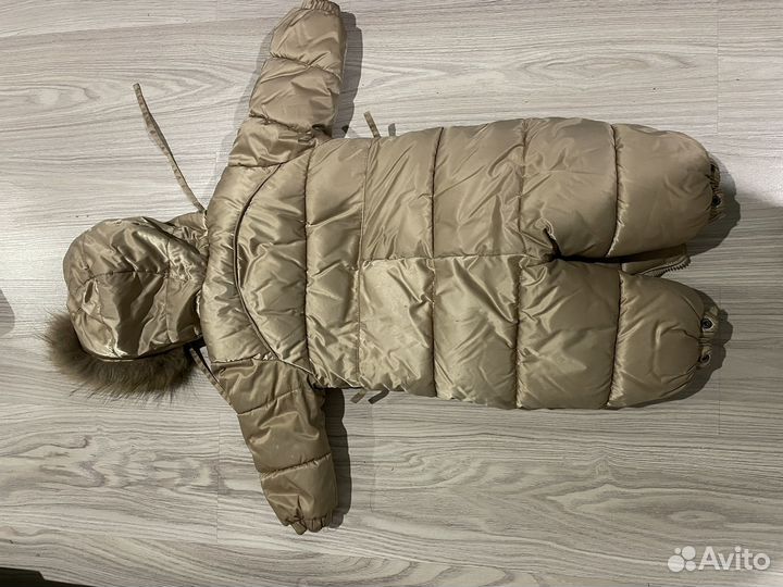 Зимний комбинезон для девочки 80