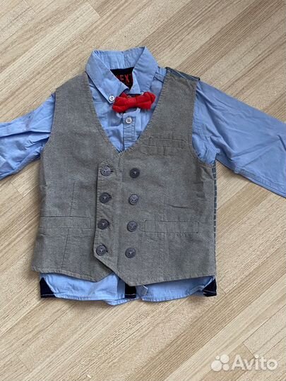 Рубашка с жилетом next