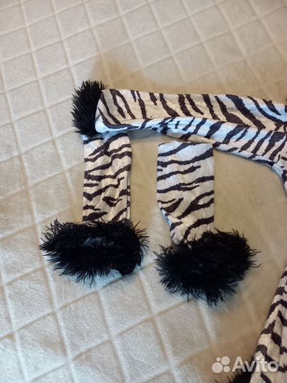 Костюм зебры на девочку 3-4 года