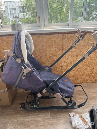 Детские санки коляска