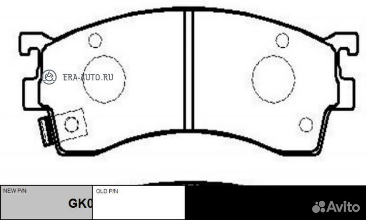 CTR GK0667 Колодки тормозные mazda 15- передн