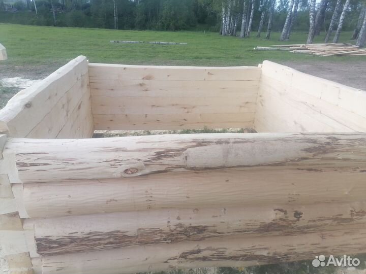 Готовая баня из сруба