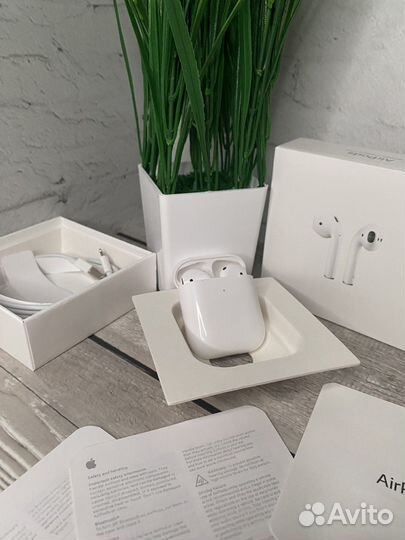 AirPods 2 Premium / Чехол + Гарантия