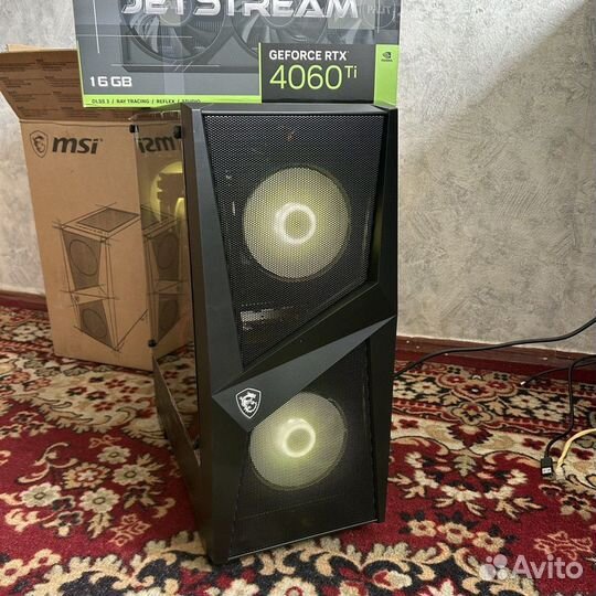 Мощный новый игровой пк RTX 4060 ti на 16гб