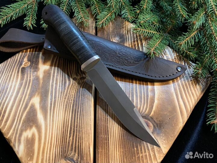 Нож охотничий сталь кованая Х12мф