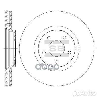 SD4239 диск тормозной передний Nissan Qashqai