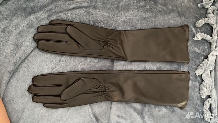 Перчатки женские кожаные новые 8,5