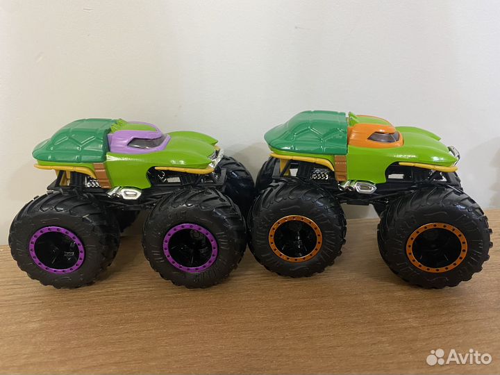 Hot wheels monster trucks черепашки ниндзя