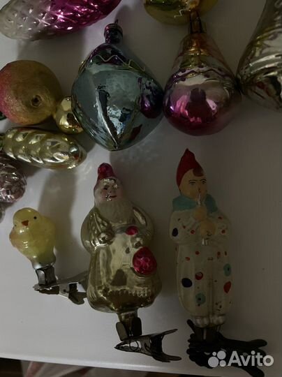 Елочные игрушки новогодние СССР