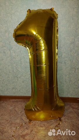 Цифра 1 на день рождения