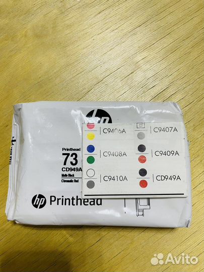 Печатающая головка hp 73 матовый черный