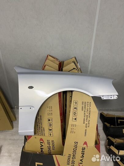 Крыло правое Hyundai Accent Серебро S14