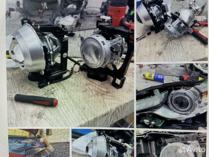 Установка Biled(Би-лед)линз,Ксенона и всего что св