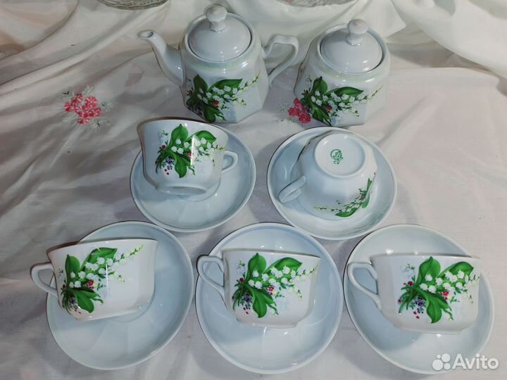 Сервизы чайные, кофейные лфз, Вербилки