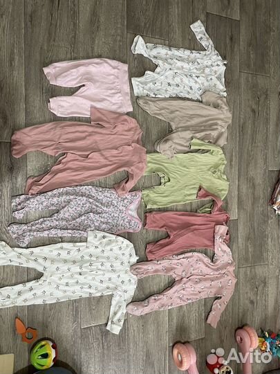 Большой Пакет вещей на девочку 68-74