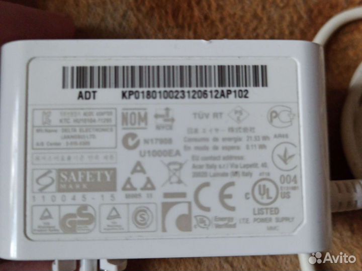 Для Планшет acer iconia w5 зарядное устройство