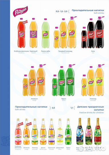 Прохладительные напитки (лимонад, вода, энергетик)