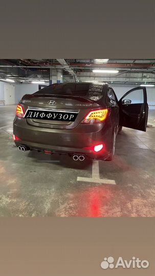 Диффузор на Hyundai solaris