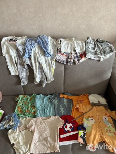 Детская одежда до года пакетом