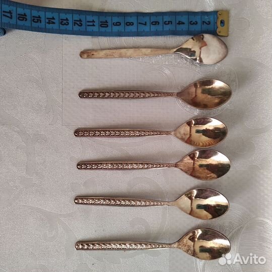 Кофейные ложечки мельхиор, серебро