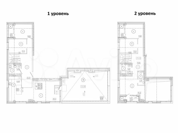 5-к. квартира, 202,4 м², 6/7 эт.