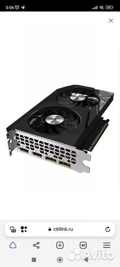 Видеокарта Intel arc a310 4gb